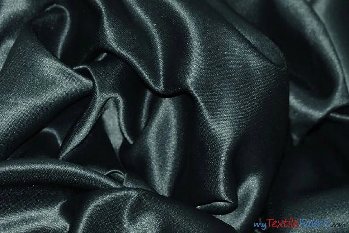 L'Amour Satin Fabric - Polyester Matte Satin - Peau De Soie - 60&#34; Wide - Sample Swatch - Wedding Dress, Tablecloth, Multiple Colors