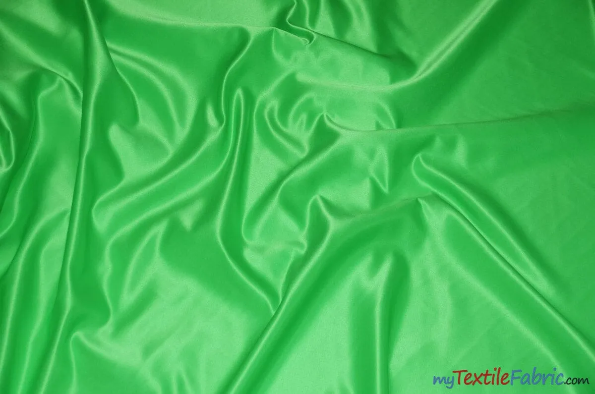 L'Amour Satin Fabric - Polyester Matte Satin - Peau De Soie - 60&#34; Wide - Sample Swatch - Wedding Dress, Tablecloth, Multiple Colors