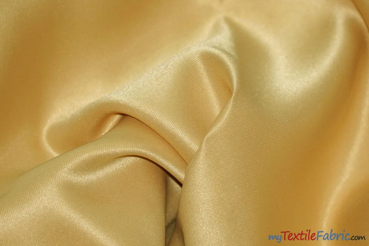 L'Amour Satin Fabric - Polyester Matte Satin - Peau De Soie - 60&#34; Wide - Sample Swatch - Wedding Dress, Tablecloth, Multiple Colors