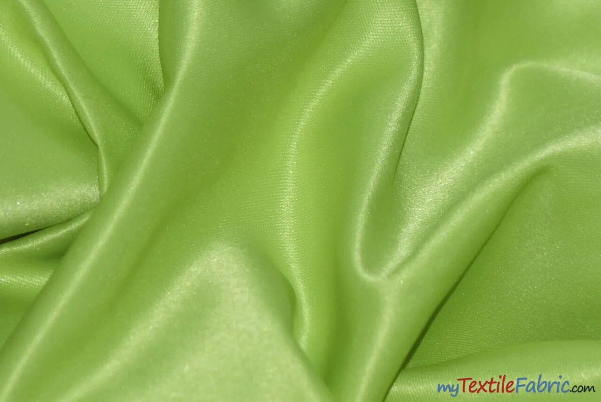 L'Amour Satin Fabric - Polyester Matte Satin - Peau De Soie - 60&#34; Wide - Sample Swatch - Wedding Dress, Tablecloth, Multiple Colors