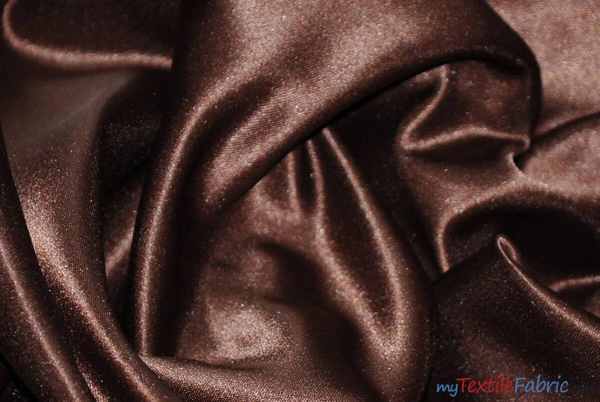 L'Amour Satin Fabric - Polyester Matte Satin - Peau De Soie - 60&#34; Wide - Sample Swatch - Wedding Dress, Tablecloth, Multiple Colors