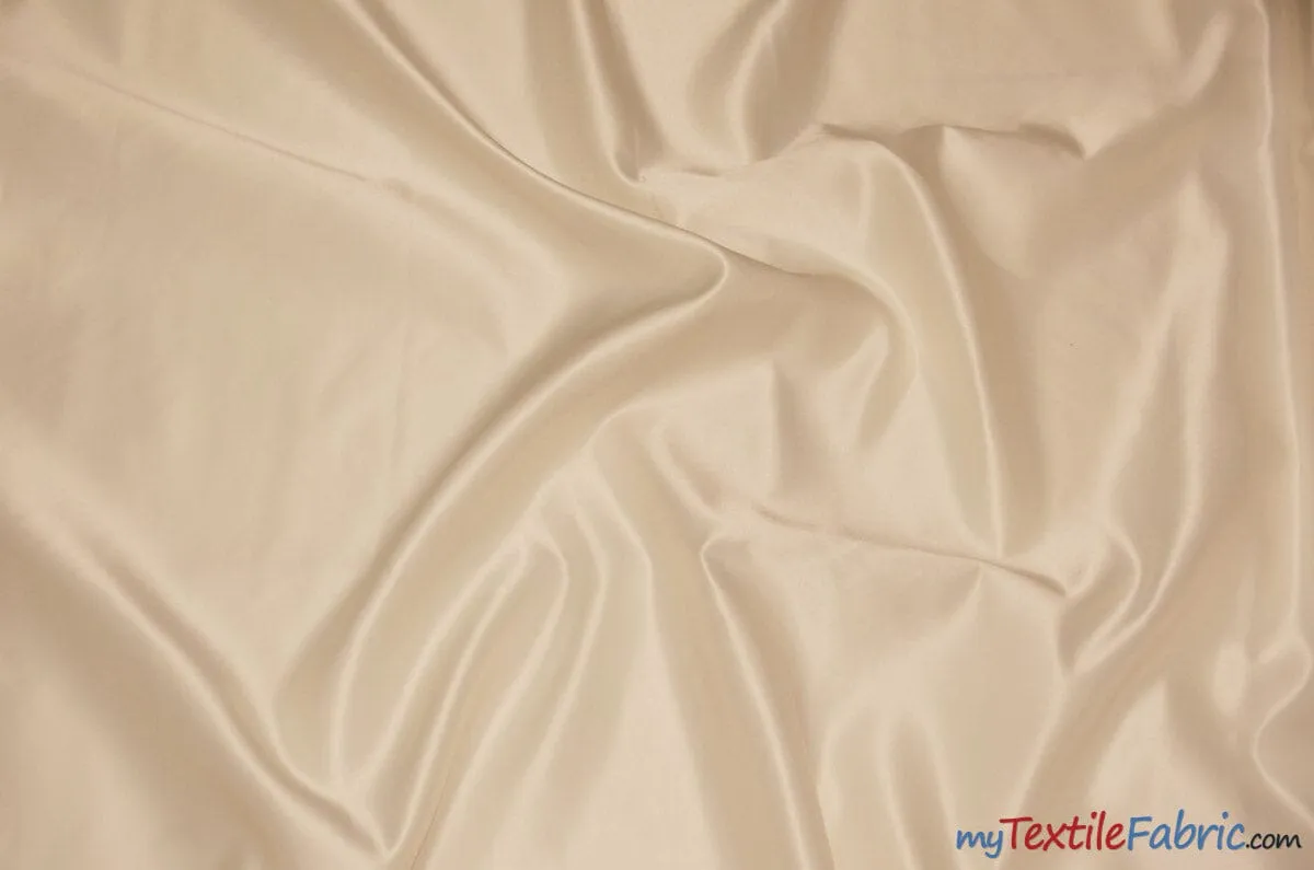 L'Amour Satin Fabric - Polyester Matte Satin - Peau De Soie - 60&#34; Wide - Sample Swatch - Wedding Dress, Tablecloth, Multiple Colors