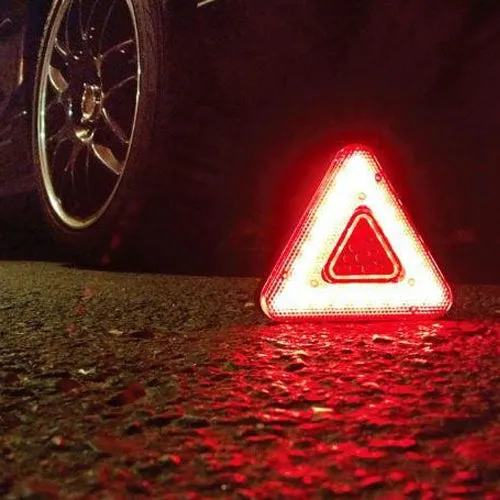 LED Emergency Warning Triangle