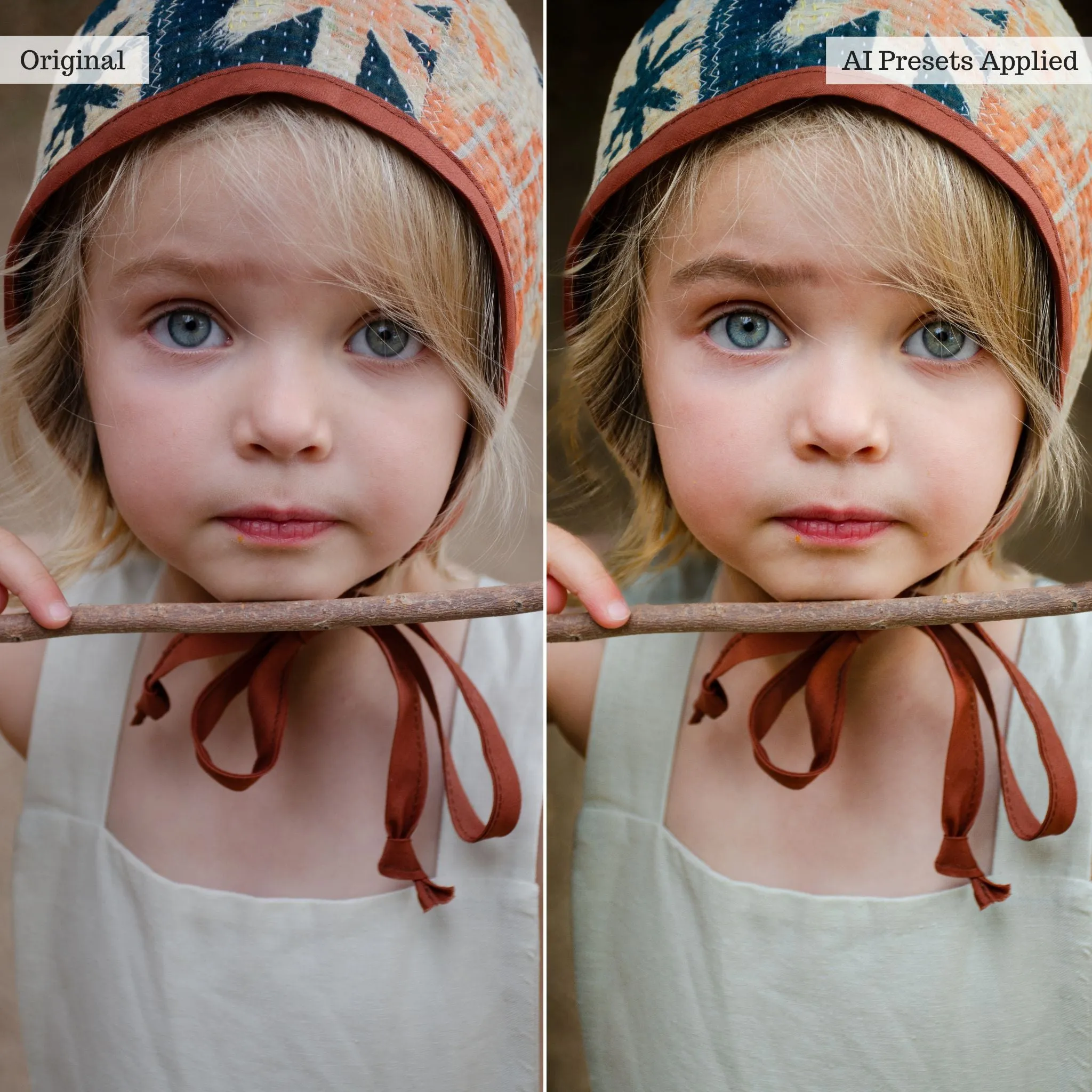 Luxe Portrait Artificial Intelligence (AI) Retouch Toolkit Lightroom Presets – Desktop