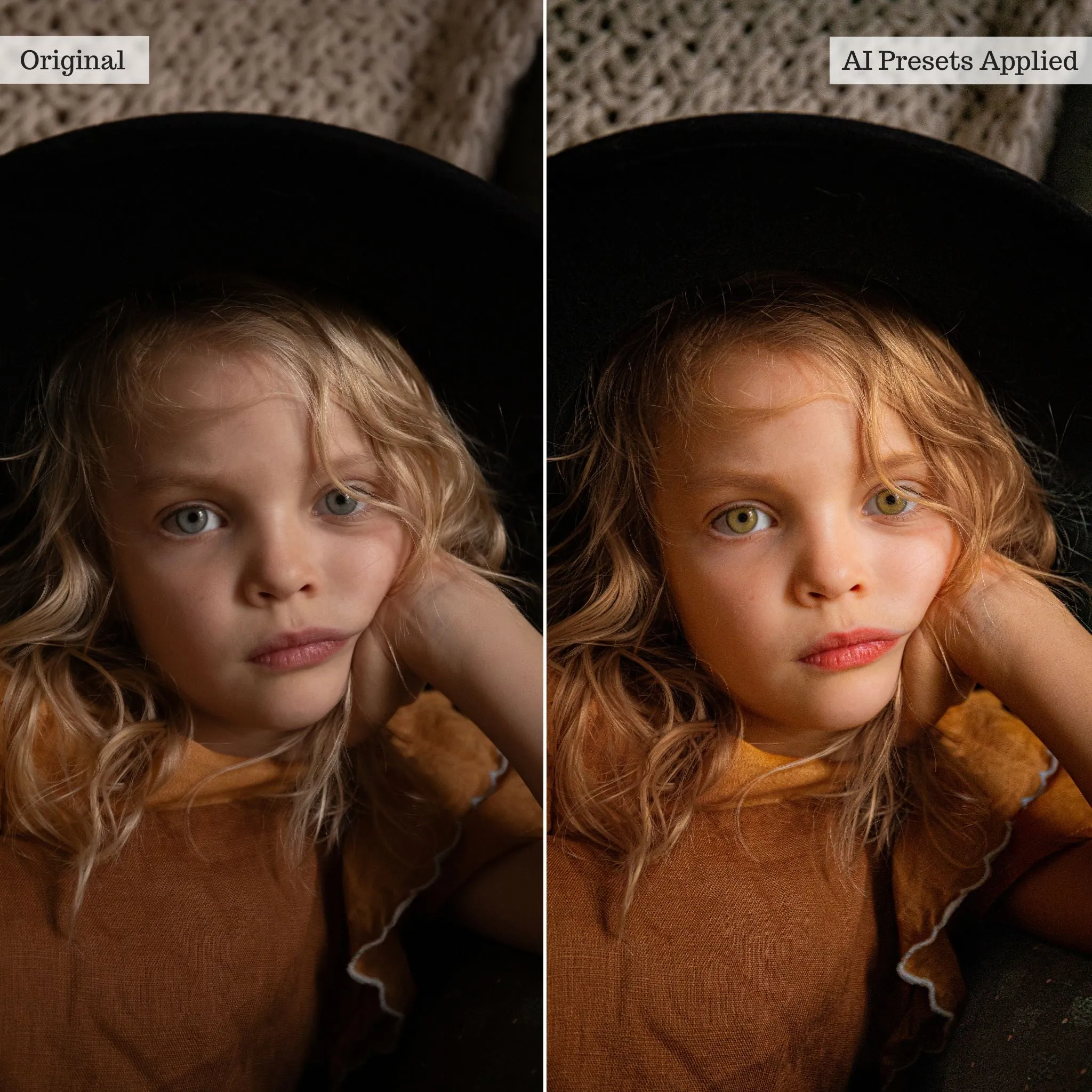 Luxe Portrait Artificial Intelligence (AI) Retouch Toolkit Lightroom Presets – Desktop