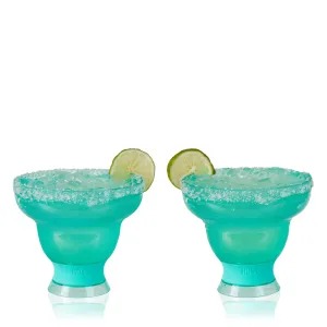 Margarita FREEZE™ Cooling Cup in Aqua Blue, Set of 2