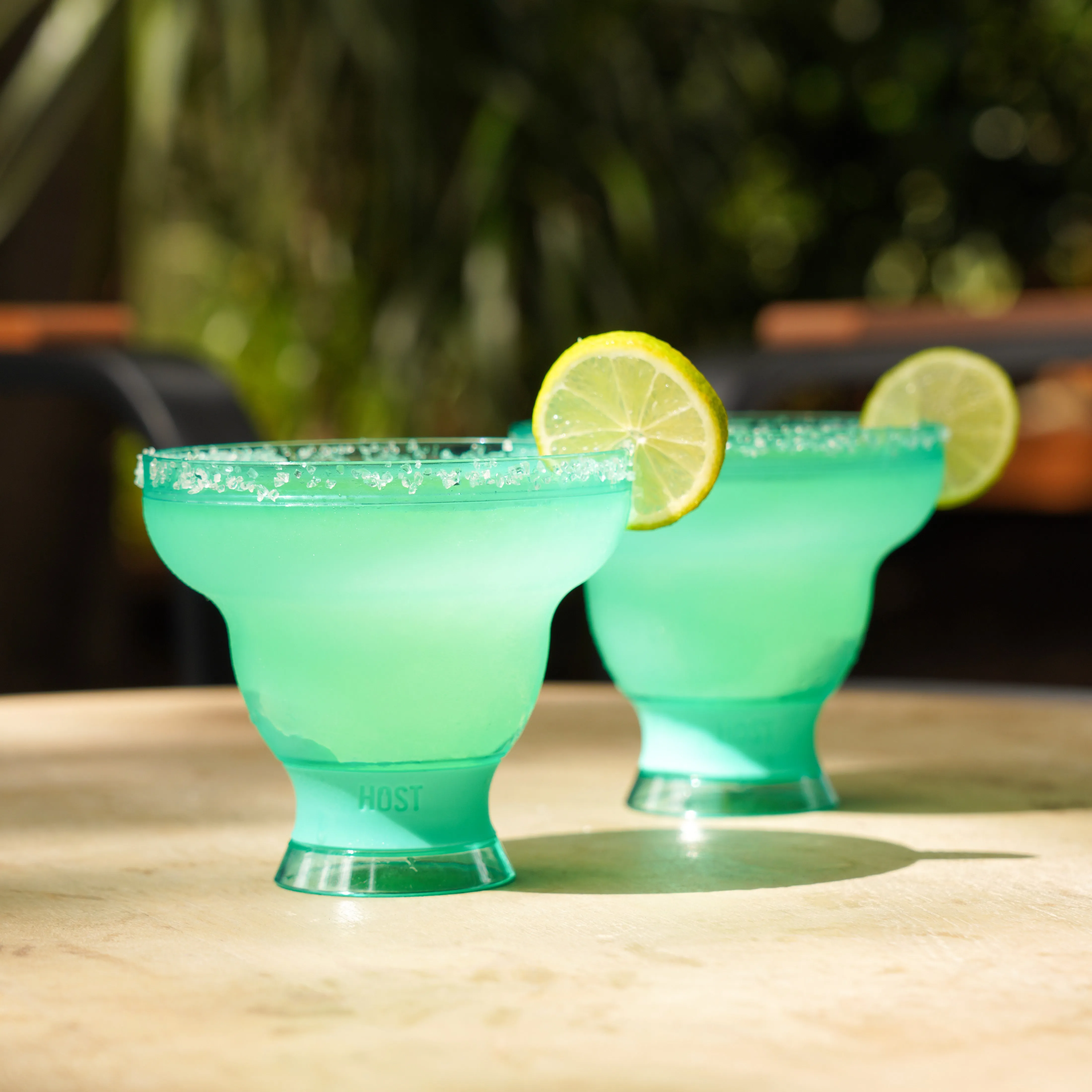 Margarita FREEZE™ Cooling Cup in Aqua Blue, Set of 2