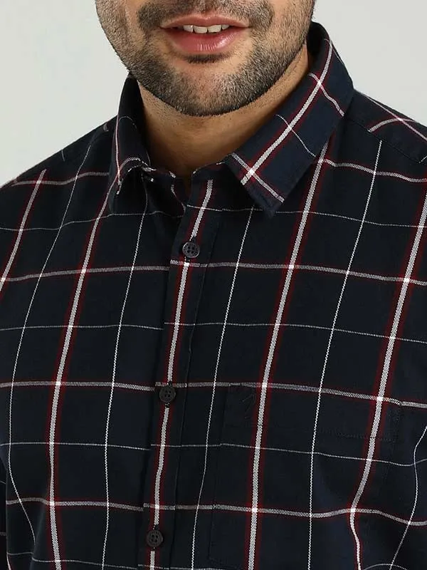 Men Checked Full Sleeve Cotton Shirt