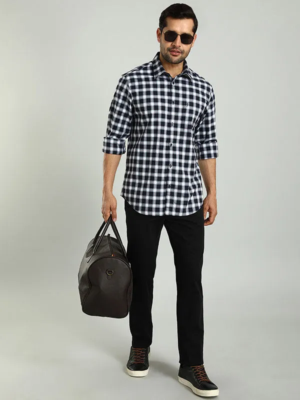 Men Checked Full Sleeve Cotton Shirt