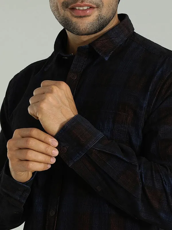 Men Checked Full Sleeve Cotton Shirt