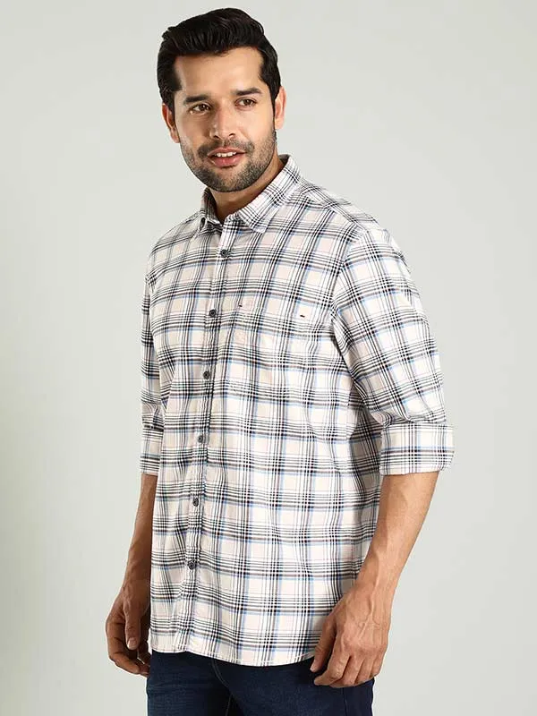 Men Checked Full Sleeve Cotton Shirt