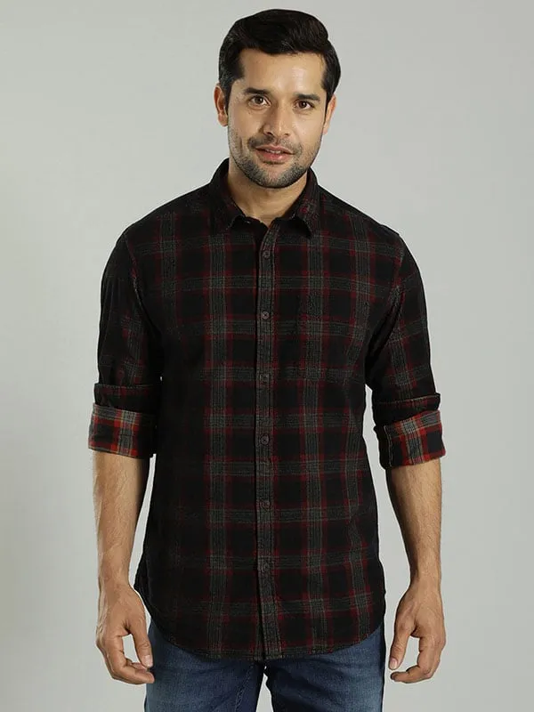 Men Checked Full Sleeve Cotton Shirt