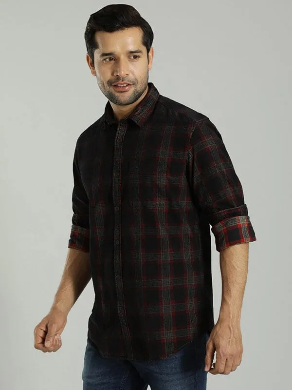 Men Checked Full Sleeve Cotton Shirt