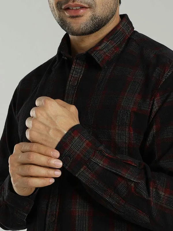 Men Checked Full Sleeve Cotton Shirt