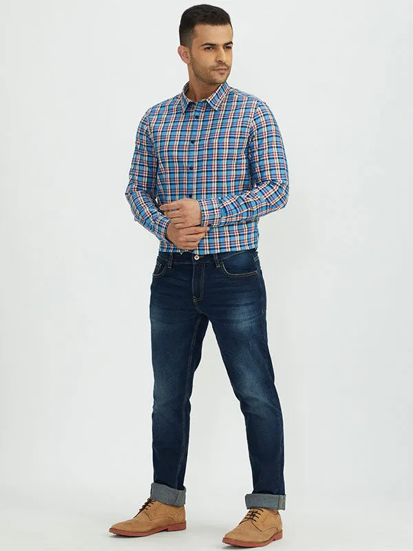 Men Checked Full Sleeve Cotton Shirt