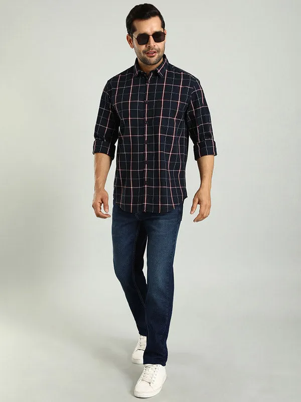 Men Checked Full Sleeve Cotton Shirt