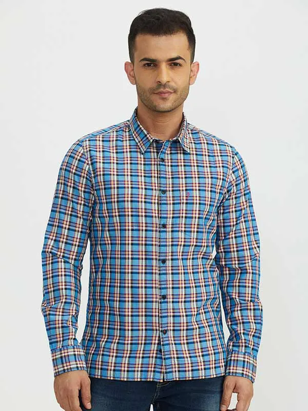 Men Checked Full Sleeve Cotton Shirt