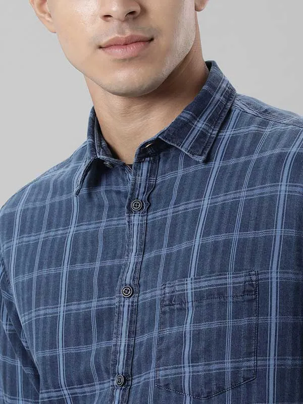 Men Checked Full Sleeve Cotton Shirt