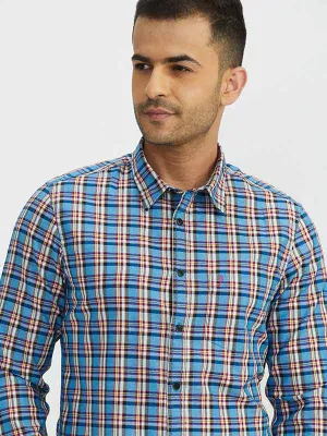 Men Checked Full Sleeve Cotton Shirt