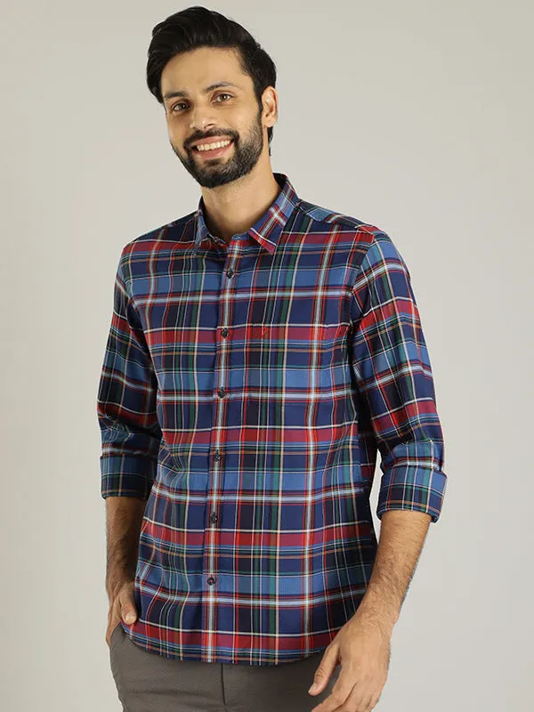 Men Checked Full Sleeve Cotton Shirt