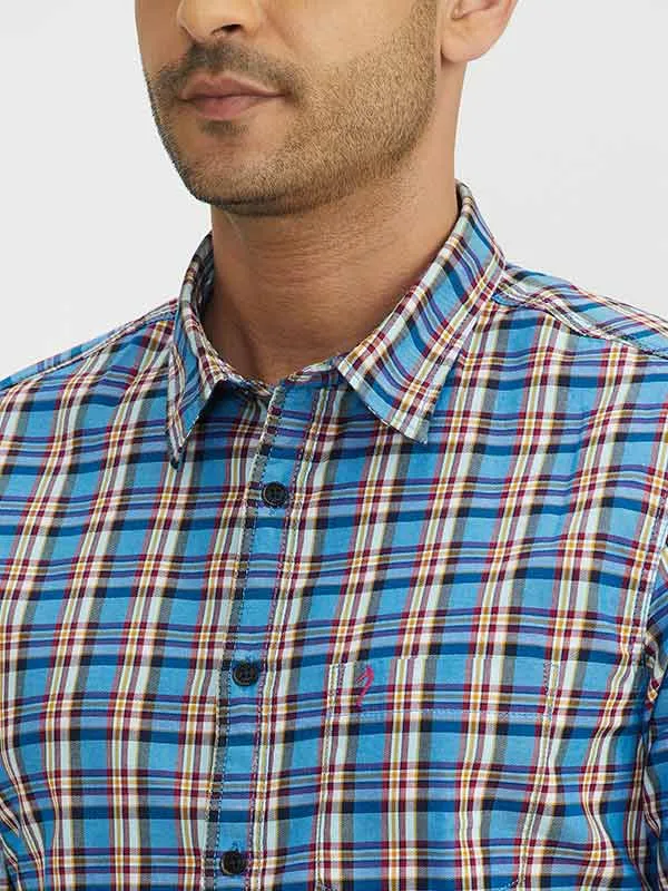 Men Checked Full Sleeve Cotton Shirt