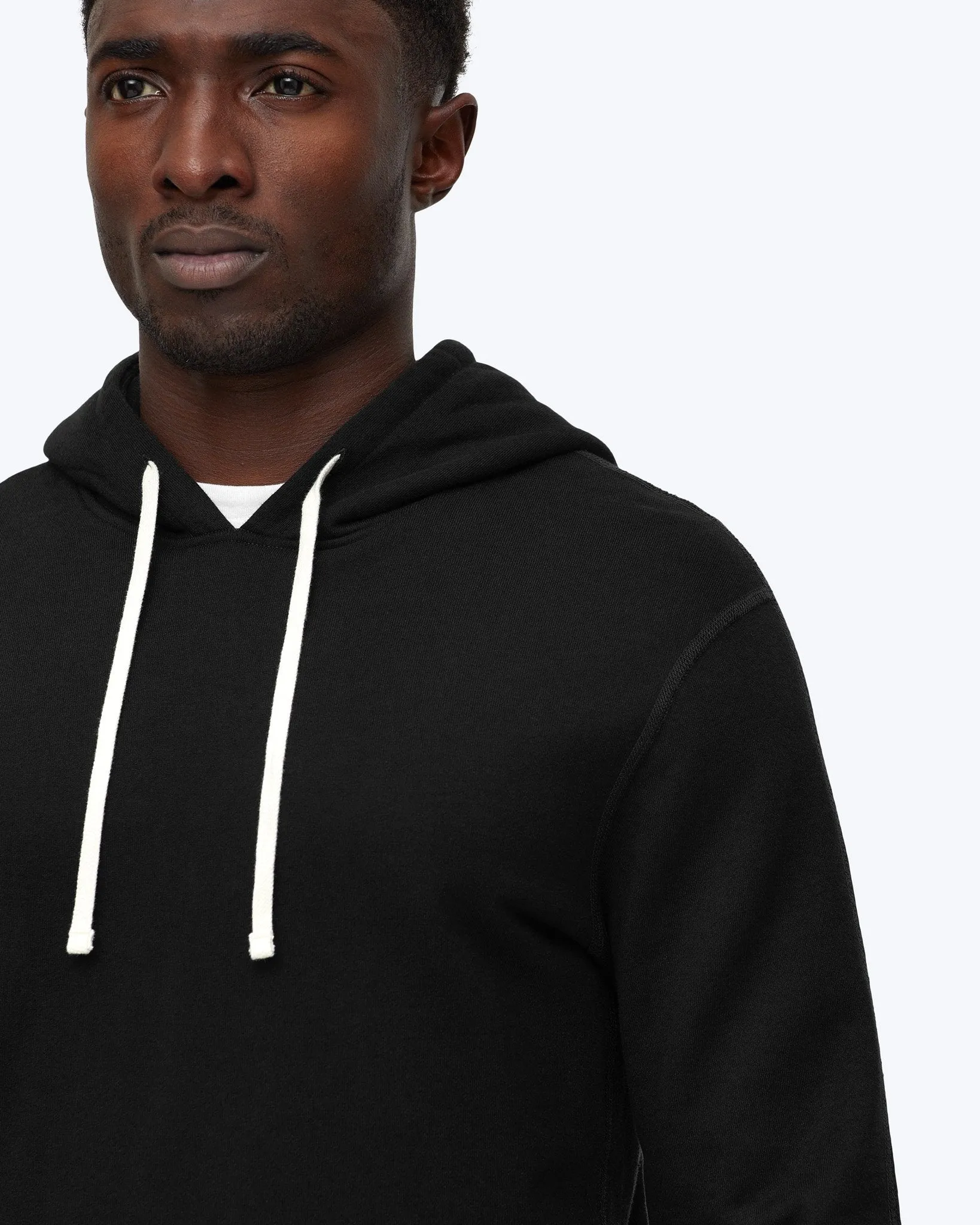 MIDWEIGHT TERRY PULLOVER HOODIE RC-3206 Black