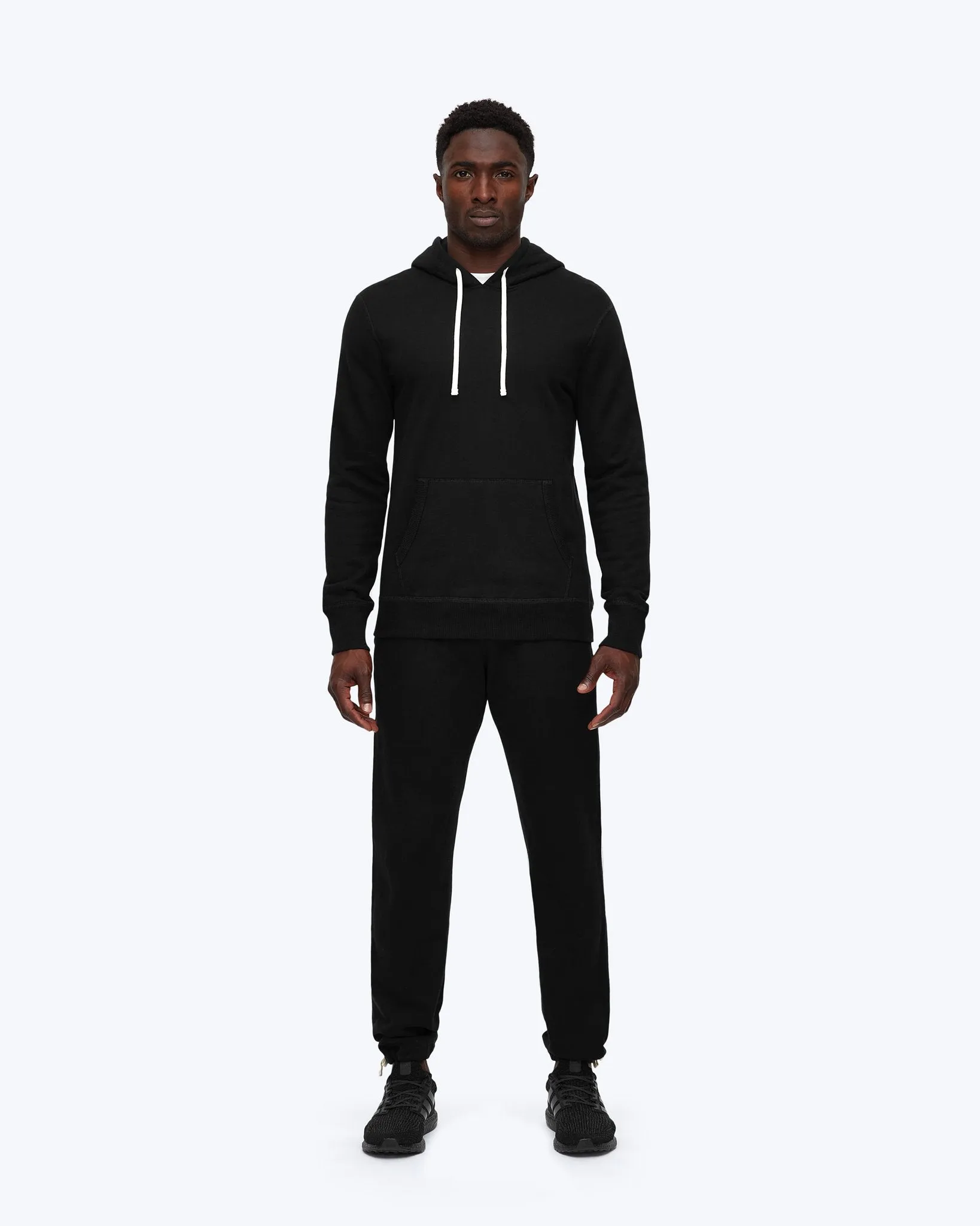 MIDWEIGHT TERRY PULLOVER HOODIE RC-3206 Black