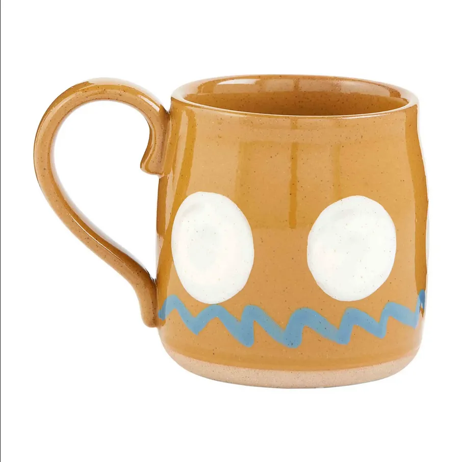 Mudpie Dot Collection Stoneware Coffee Mugs