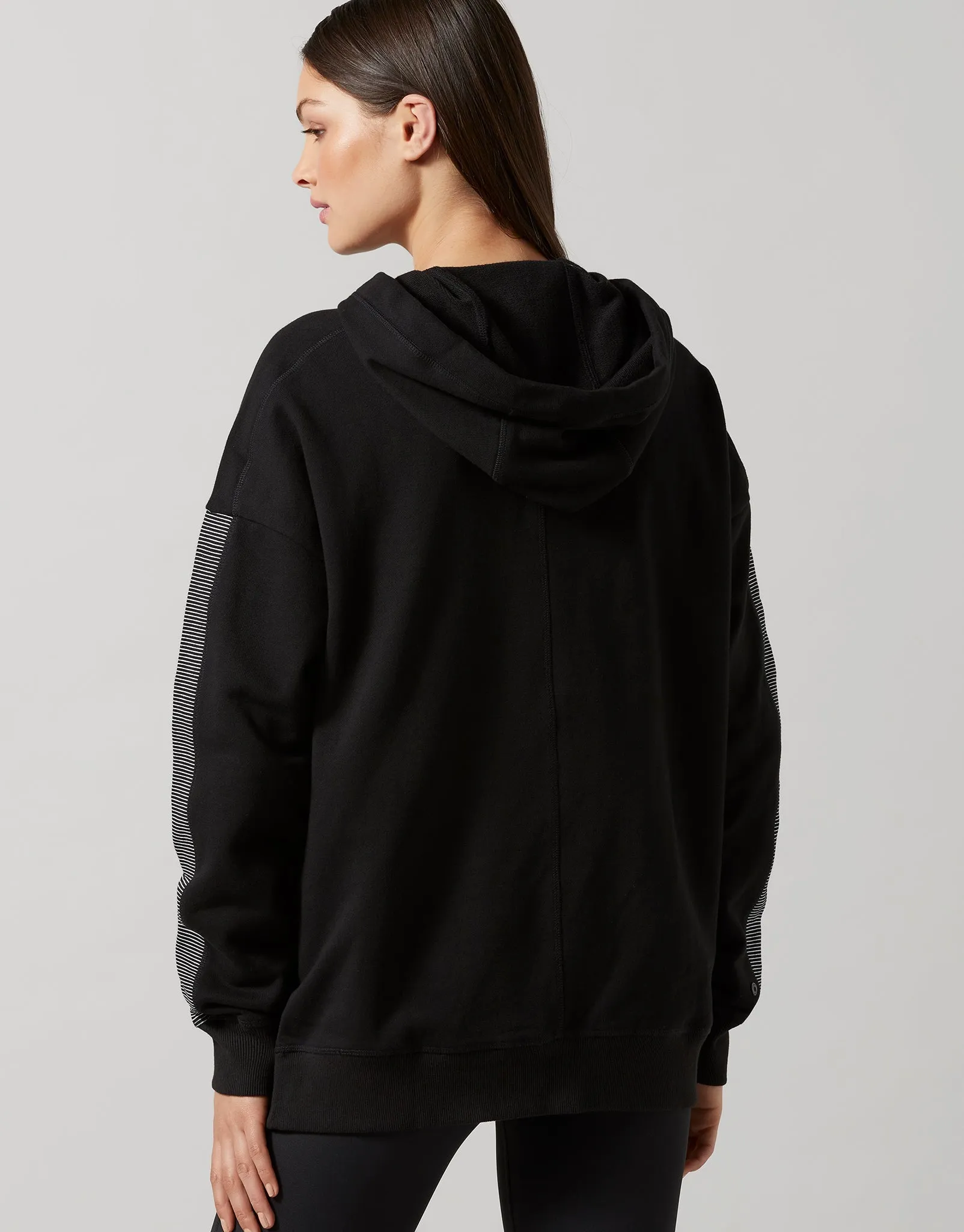 Nola Oversized Hoodie in Black