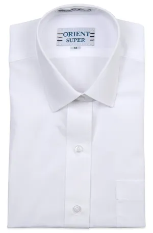 Orient Super Mens White Shirt Chassidisch (Right Over Left)