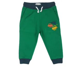 REDTAG Boy's Green Active Pants