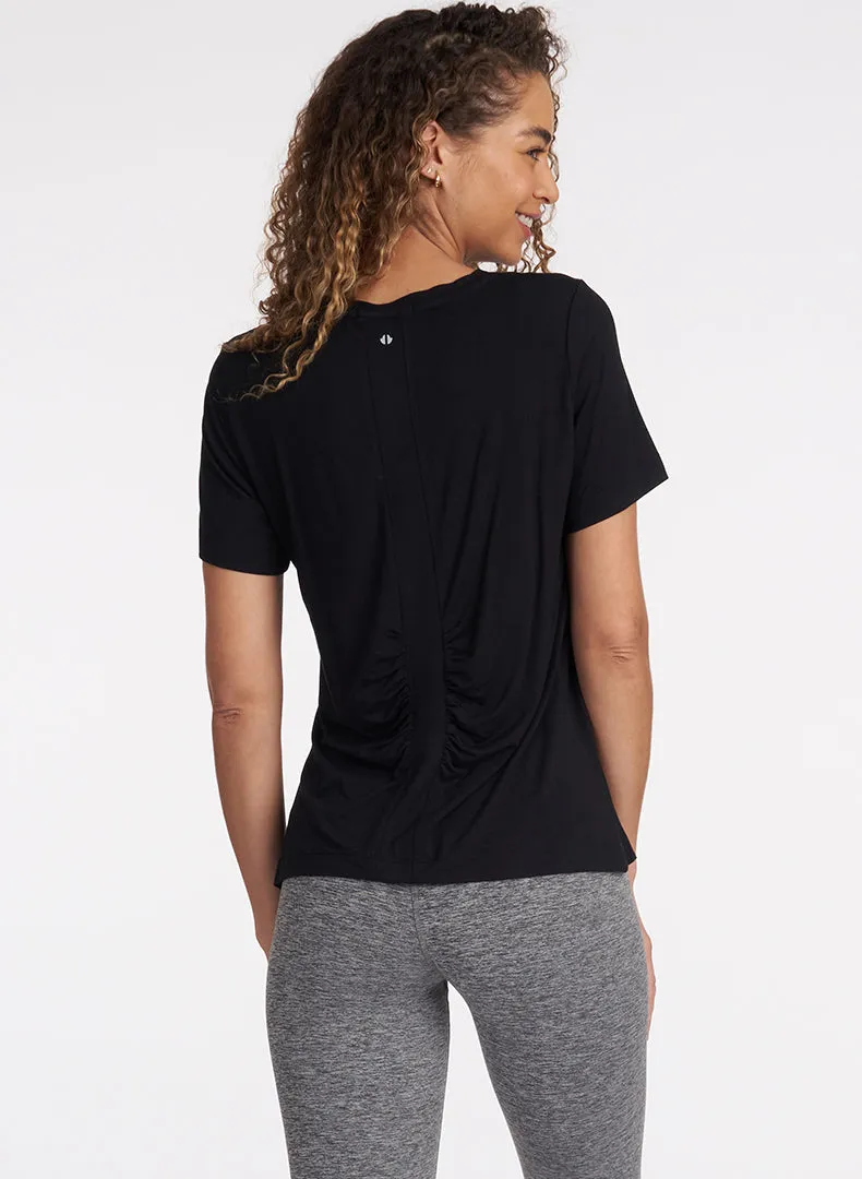 Ruched Back Tee - FINAL SALE