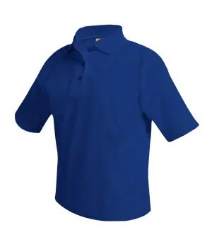 Short Sleeve Polo Shirt - Inwood Middle- Royal Blue