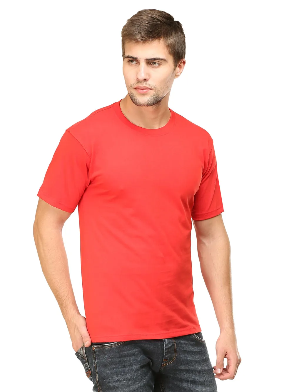 Solids : Premium Red Unisex T -shirt