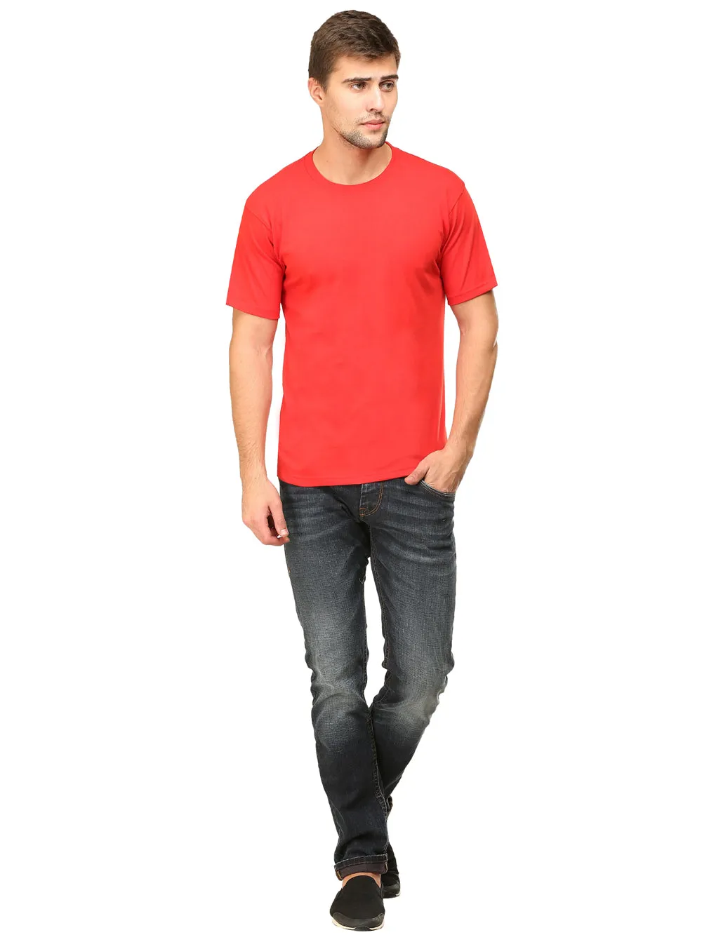 Solids : Premium Red Unisex T -shirt