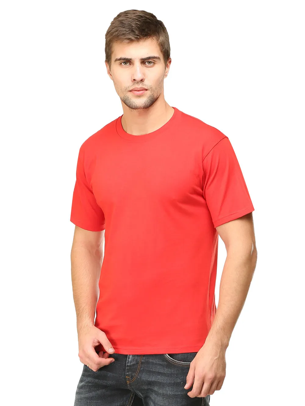 Solids : Premium Red Unisex T -shirt