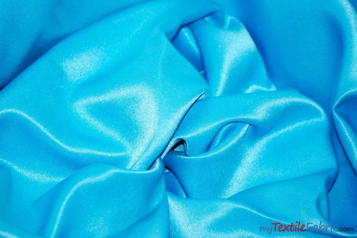 Stretch Matte Satin Peau de Soie Fabric | 60" Wide | Stretch Duchess Satin | Stretch Dull Lamour Satin for Bridal, Wedding, Costumes, Bridesmaid Dress