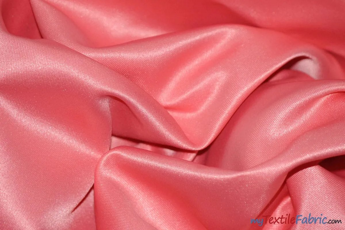 Stretch Matte Satin Peau de Soie Fabric | 60" Wide | Stretch Duchess Satin | Stretch Dull Lamour Satin for Bridal, Wedding, Costumes, Bridesmaid Dress