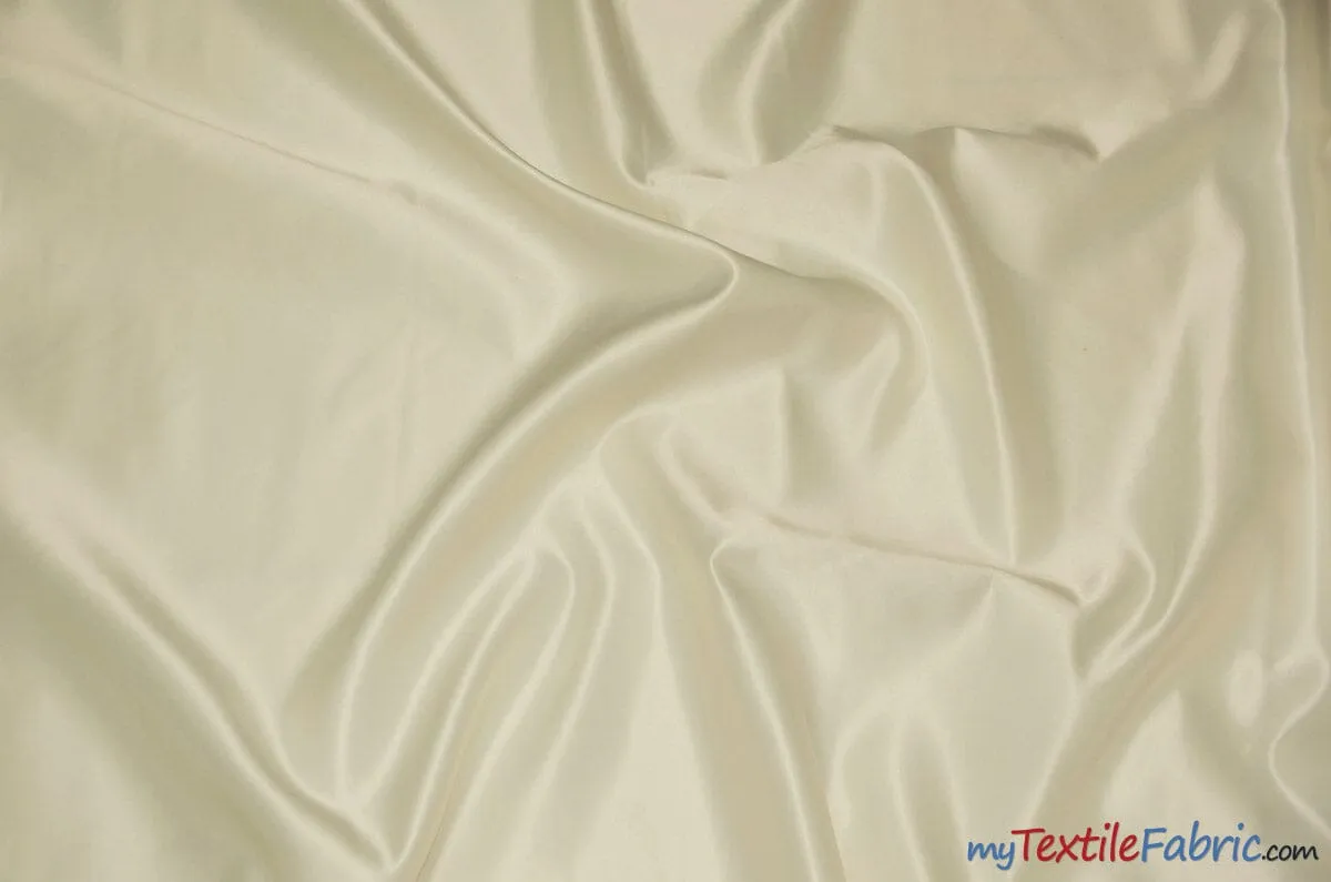 Stretch Matte Satin Peau de Soie Fabric | 60" Wide | Stretch Duchess Satin | Stretch Dull Lamour Satin for Bridal, Wedding, Costumes, Bridesmaid Dress