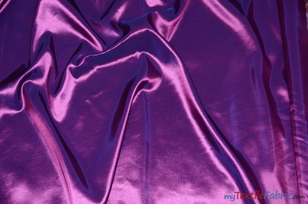 Stretch Taffeta Fabric | 60" Wide | Multiple Solid Colors | Continuous Yards | Costumes, Apparel, Cosplay, Designs |