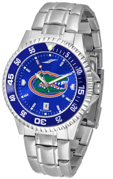 Suntime Men's Competitor Steel AnoChrome Florida Gators Watch