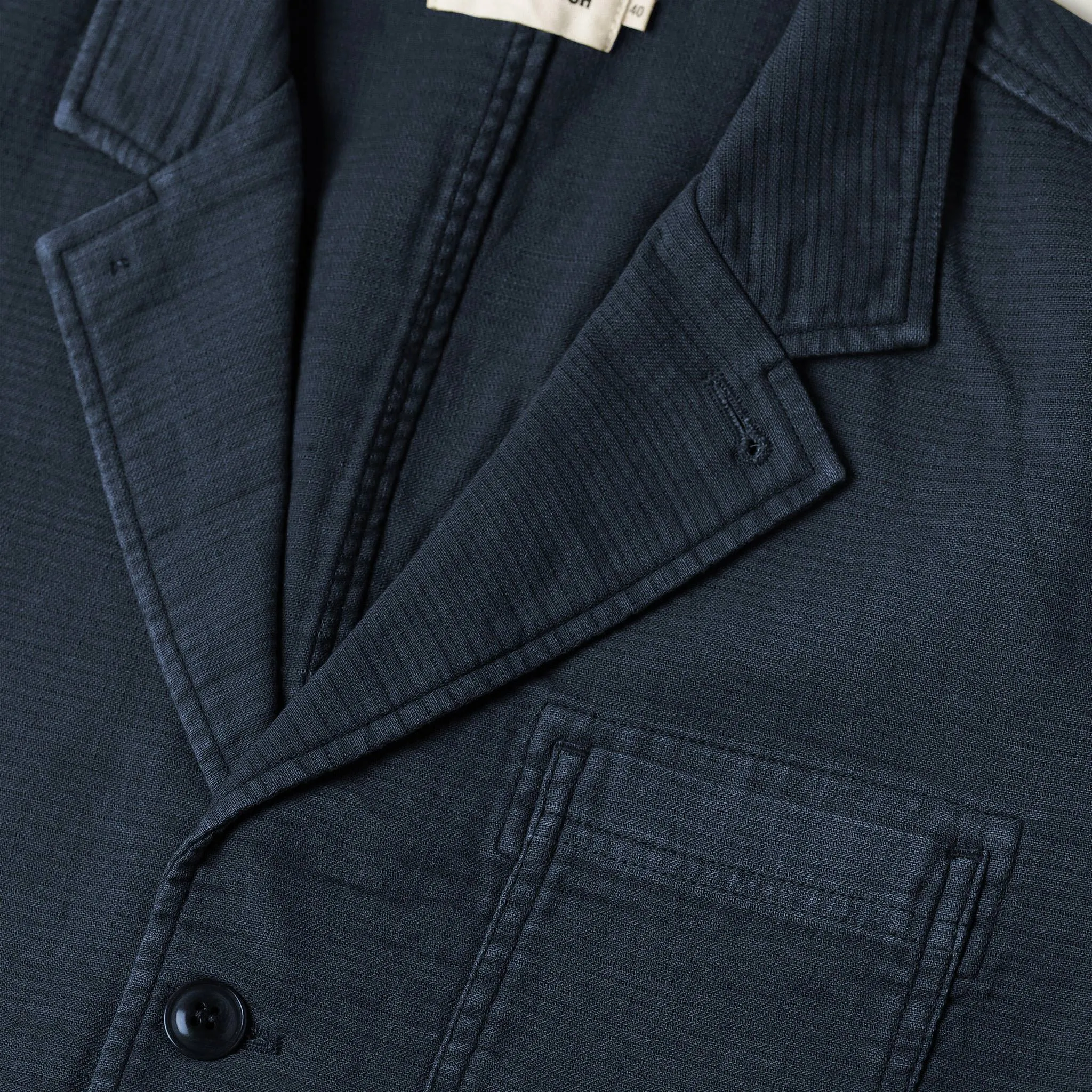 The Emerson Jacket in Navy Double Cloth