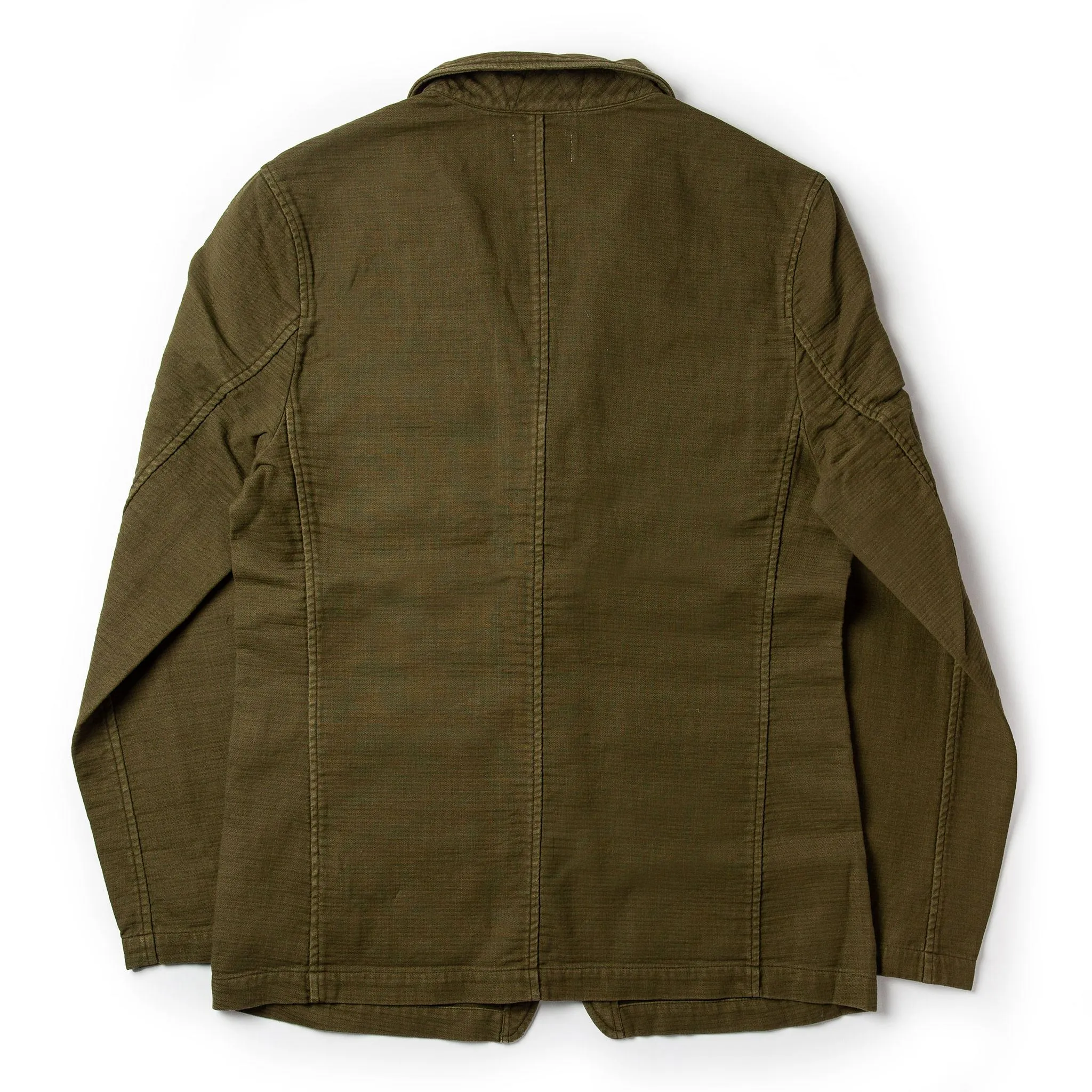 The Emerson Jacket in Olive Double Cloth