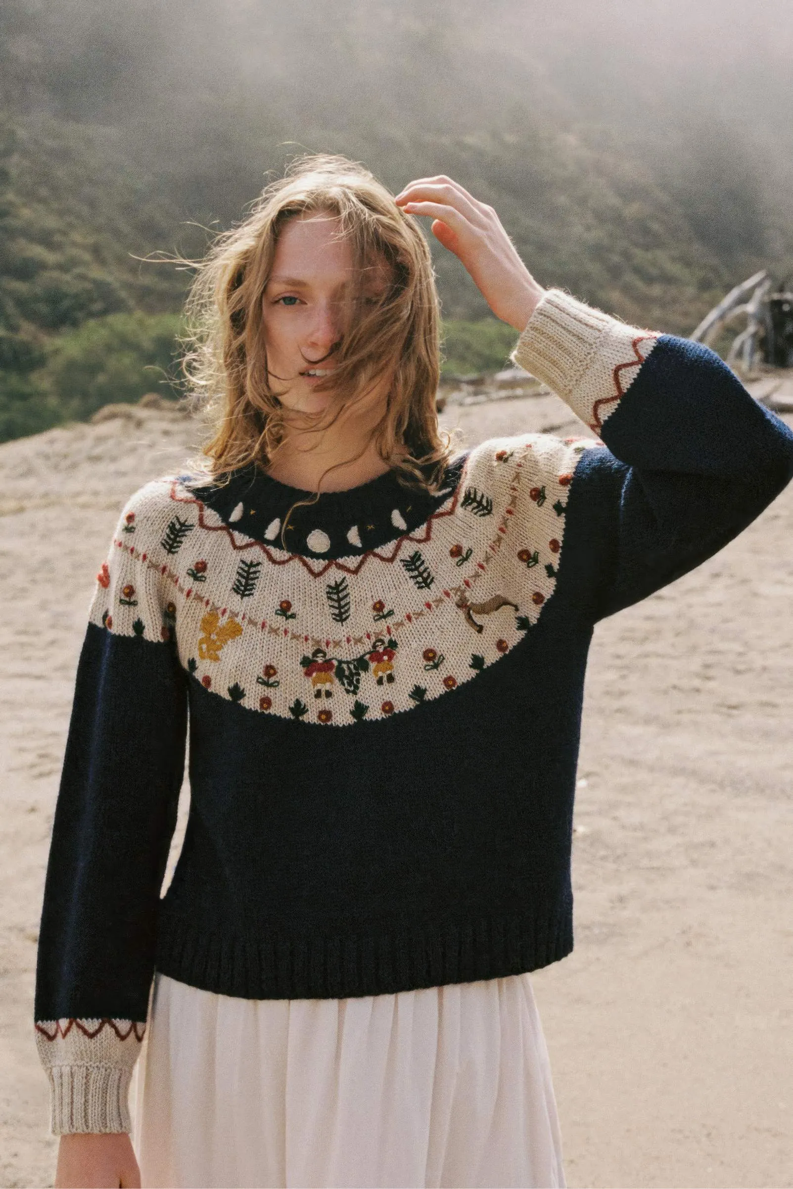 The Ilara Sweater | Winter Moon