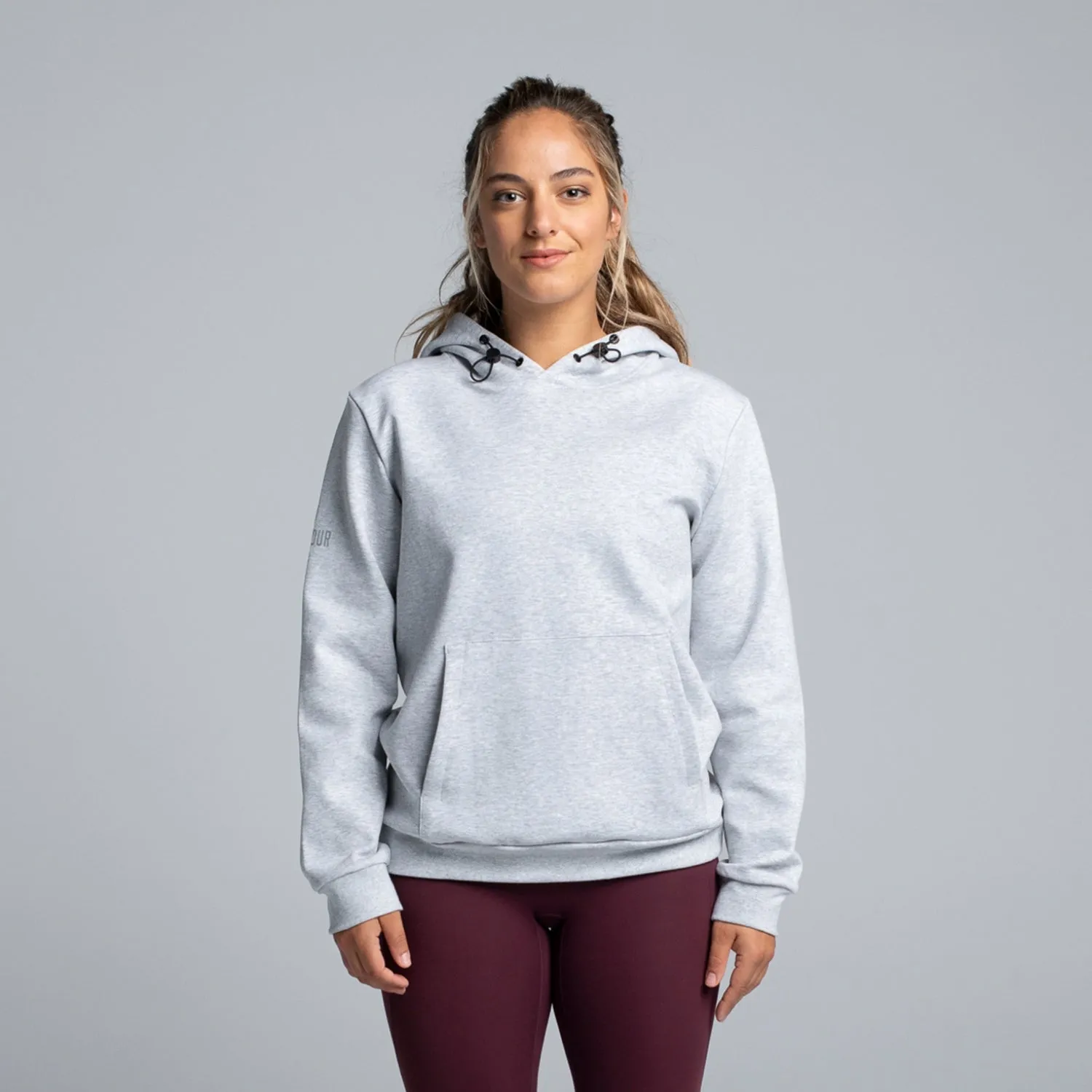 Valour Active Legacy Hoodie - White Marle