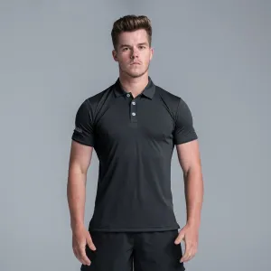 Valour Active Men's Black Polo