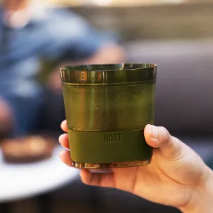 Whiskey FREEZE™ Cooling Cup in Olive Green Set of 2